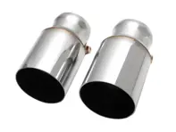 Fabspeed Deluxe Dual Style Tips, Polished Stainless Steel (For PSE). Porsche 991.2 Carrera (2017-2019) - 9P1251187B, 9P1251188B, 99104420021, 99104420020, 99104420024, 99104420025 - FS.POR.9912.PSEDLTP